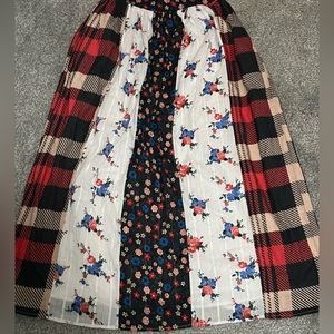 Anthropologie maxi patchwork skirt—only worn once